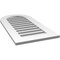 Ekena Millwork Round Top Surface Mount PVC Gable Vent: Functional, w/ 3-1/2"W x 1"P Standard Frame, 18"W x 36"H GVPRT18X3601SF - alternate 4